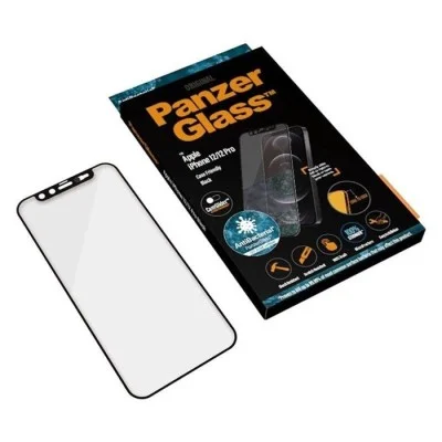 PanzerGlass CF CamSlider Antibacterial iPhone 12 / iPhone 12 Pro - Clear/Black